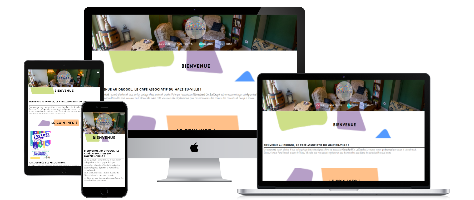 site realisé pour le drogol